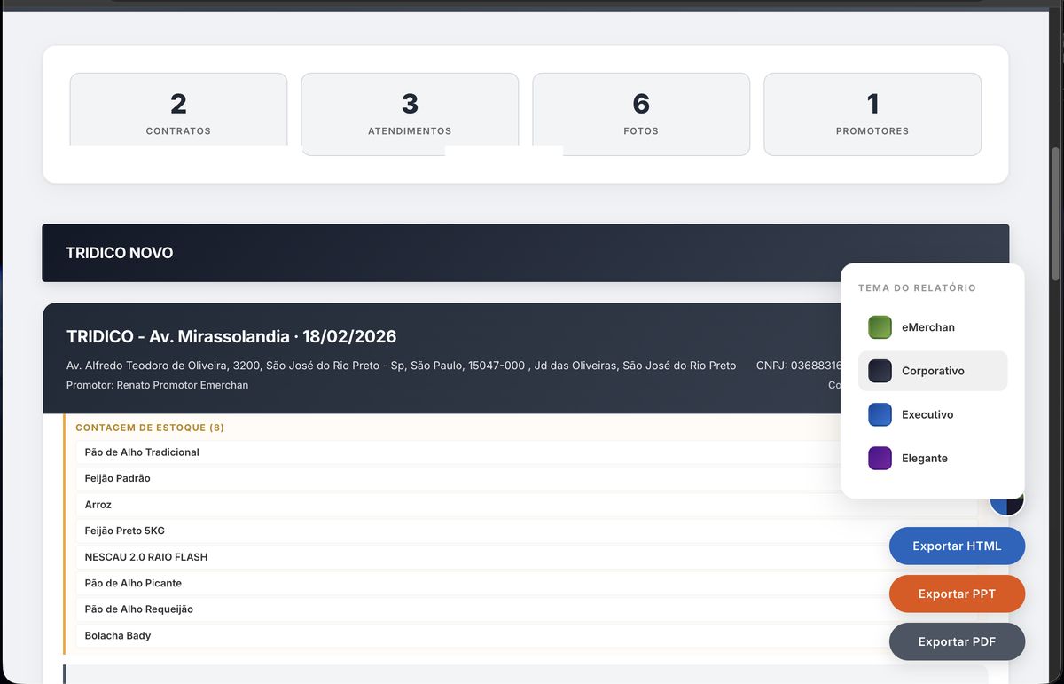 Seletor de temas do Book com 4 opções de cores