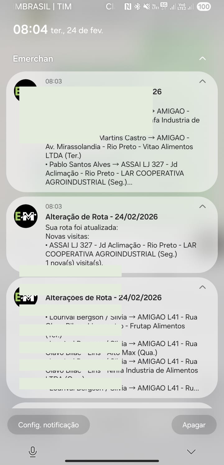 Push notification no Android